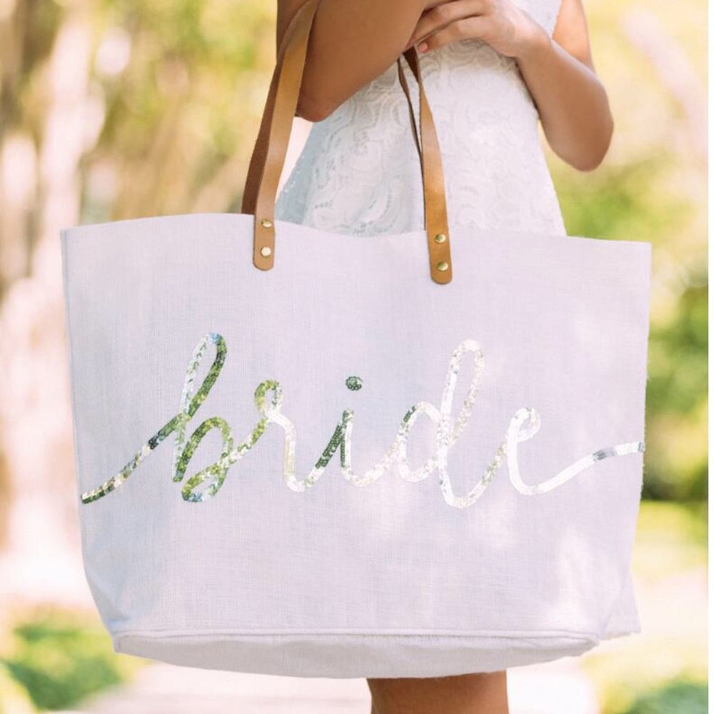 Sequin Bride Tote